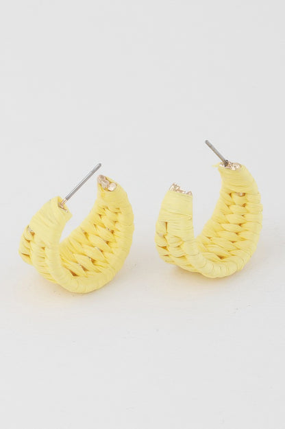 Triple Weaved Hoop Earrings - All Season Fashion