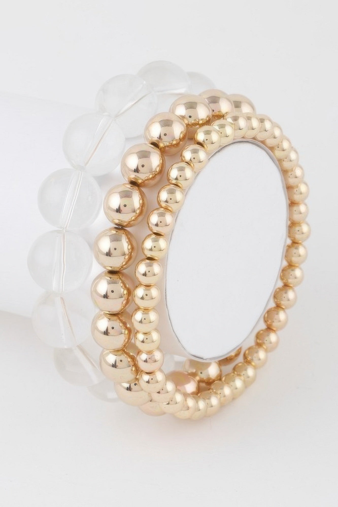 Minimal Triple Beaded Bracelet - All Season Fashion
