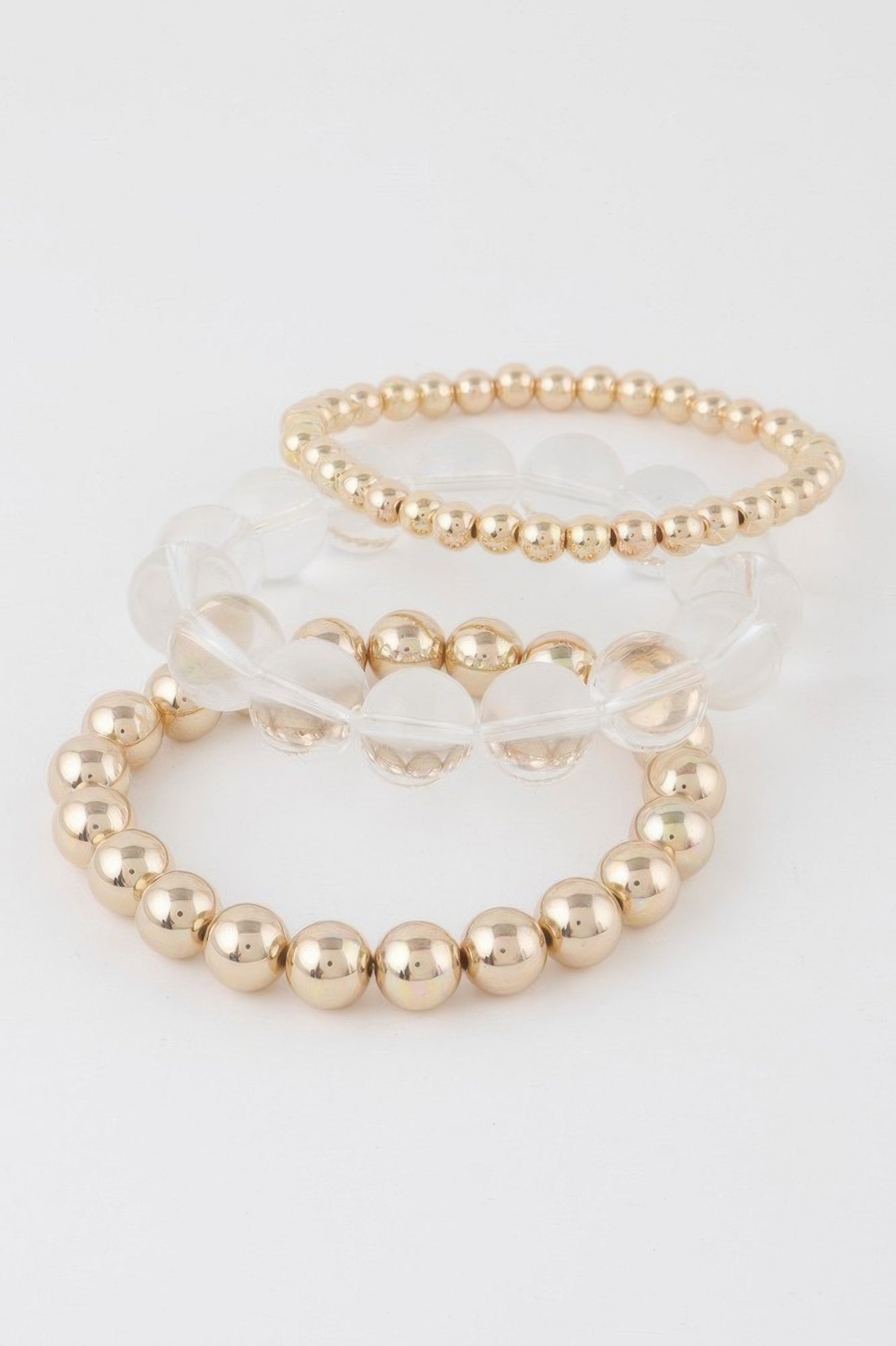 Minimal Triple Beaded Bracelet - All Season Fashion