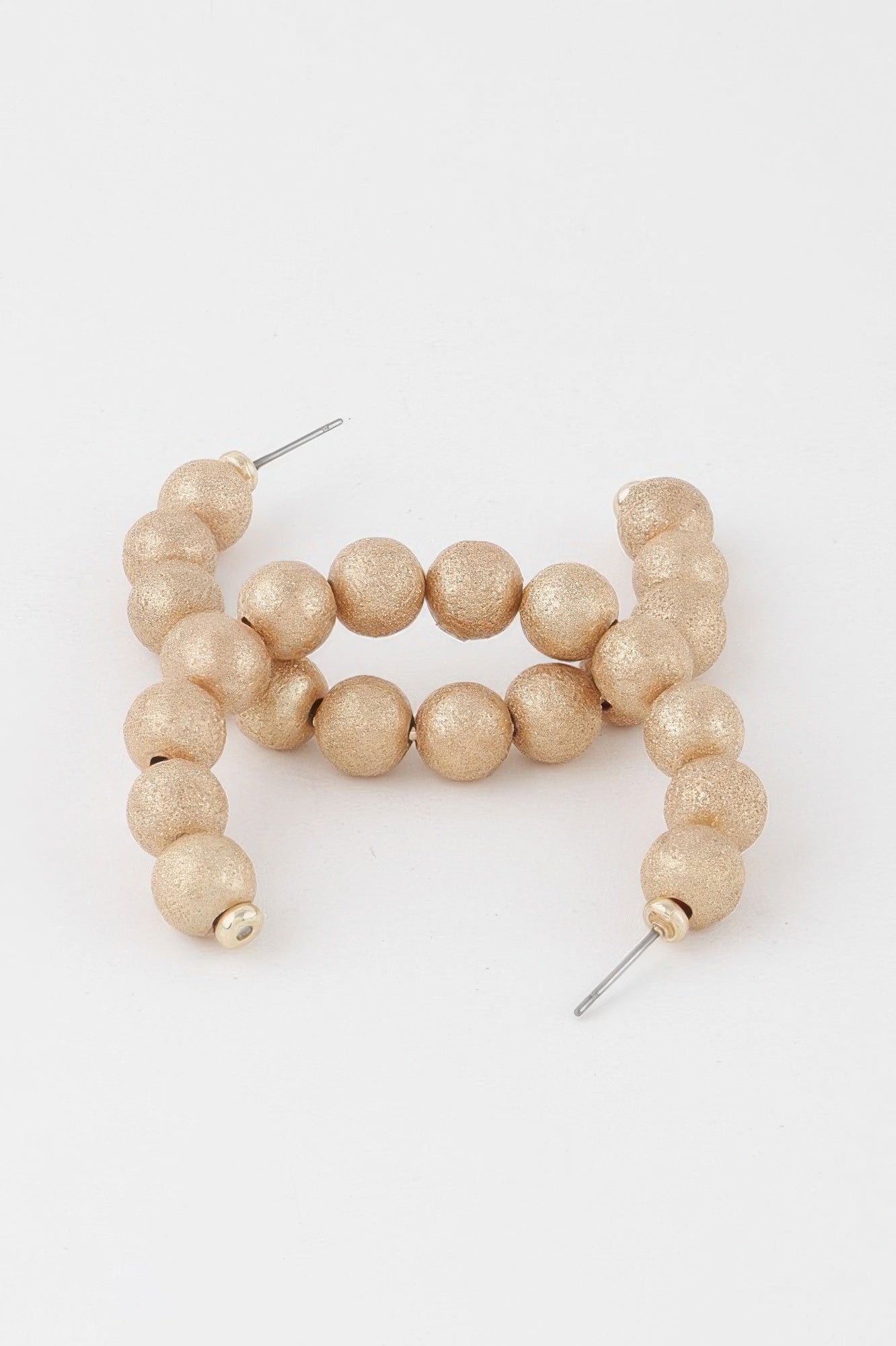 Multi Beaded Hoop Earrings - All Season Fashion
