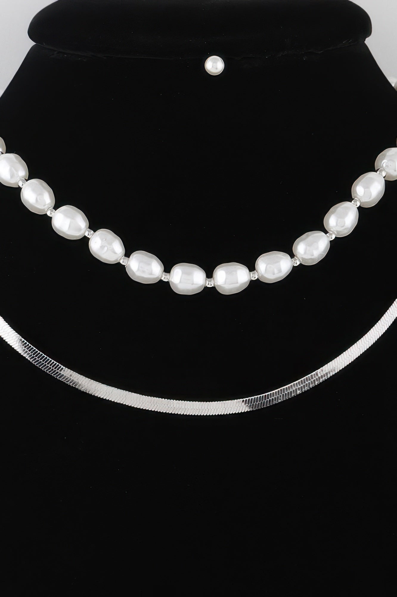 Stone Snake Chain Necklace - All Season Fashion
