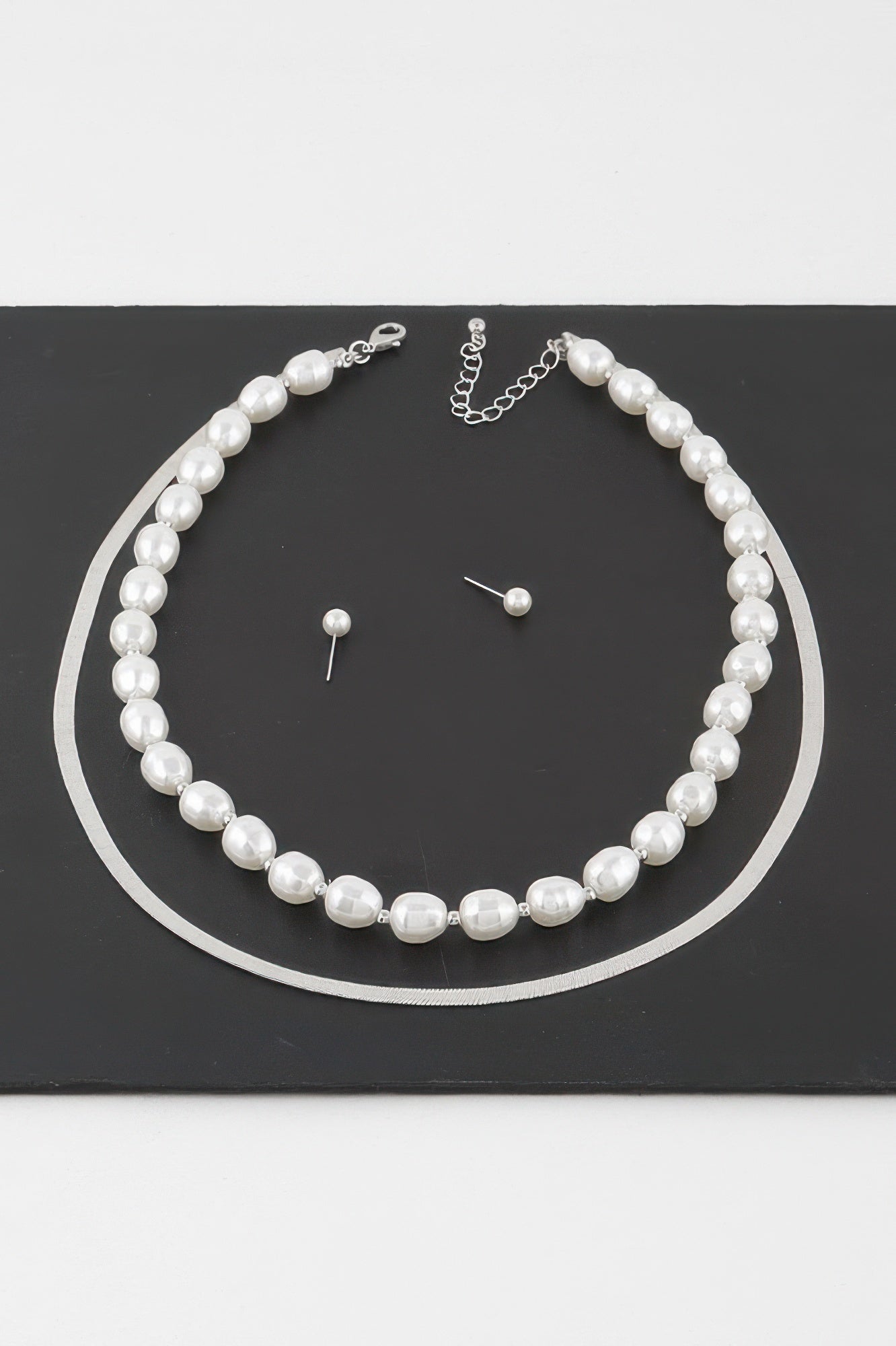 Stone Snake Chain Necklace - All Season Fashion
