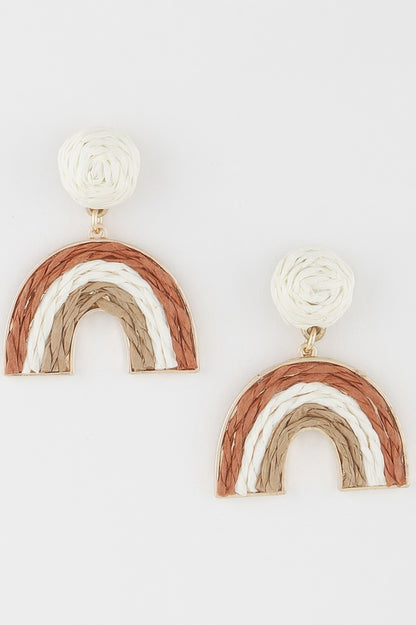 Triple Twisted Rainbow Earrings - All Season Fashion