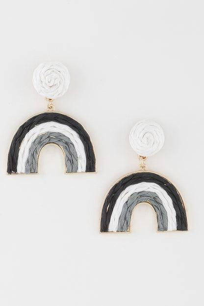 Triple Twisted Rainbow Earrings - All Season Fashion