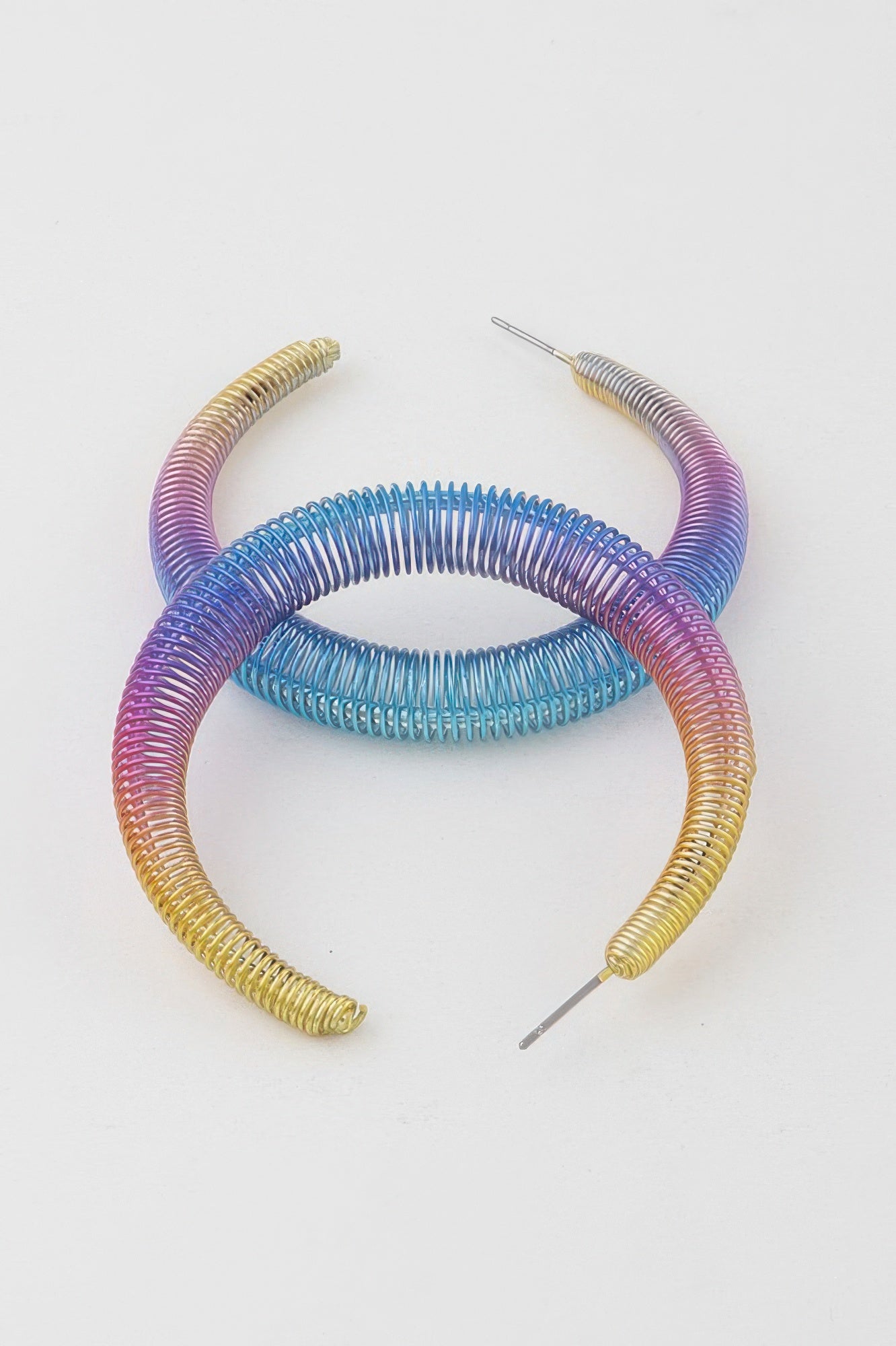 Wire Wrapped Hoop Earrings - All Season Fashion