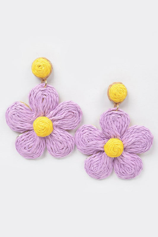 Handmade Paper Flower Earring - All Season Fashion