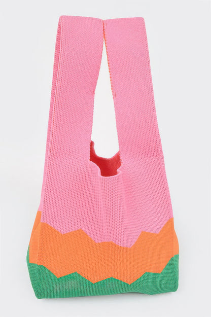 Multi Color Poly Woven Bag - All Season Fashion