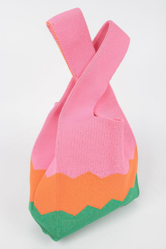 Multi Color Poly Woven Bag - All Season Fashion