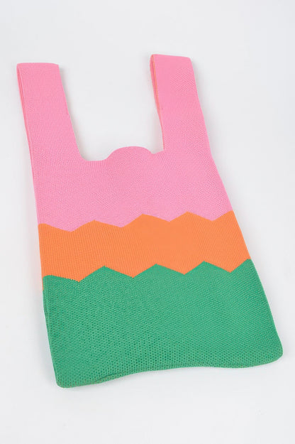 Multi Color Poly Woven Bag - All Season Fashion