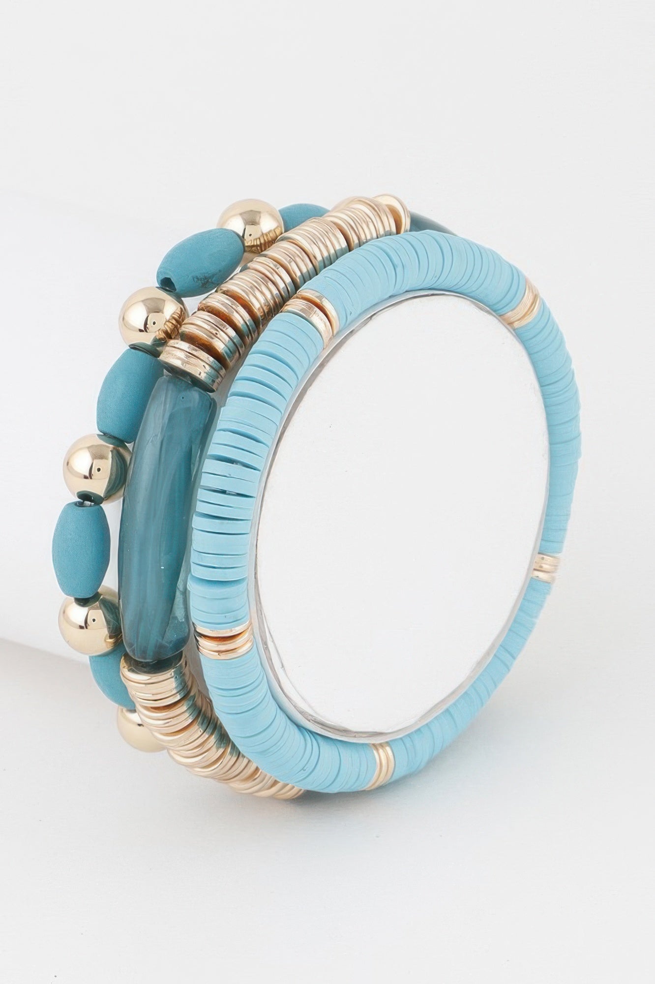 Triple Layered Bead Bracelet - All Season Fashion