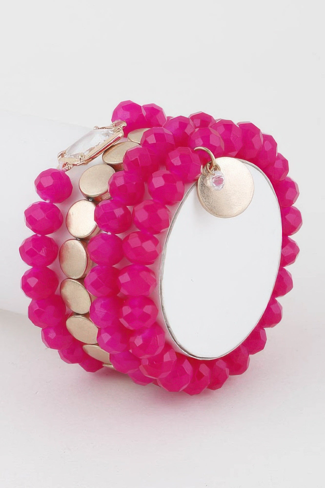 Multi Crystal Beaded Bracelet - All Season Fashion