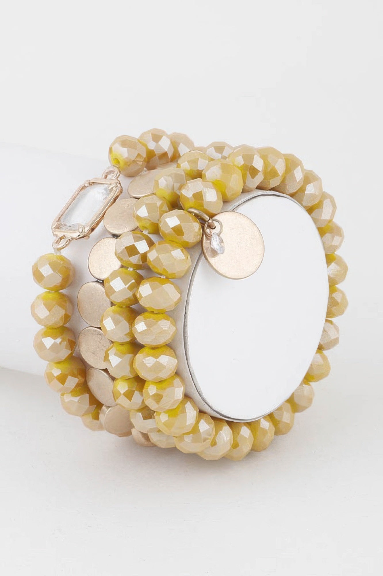 Multi Crystal Beaded Bracelet - All Season Fashion