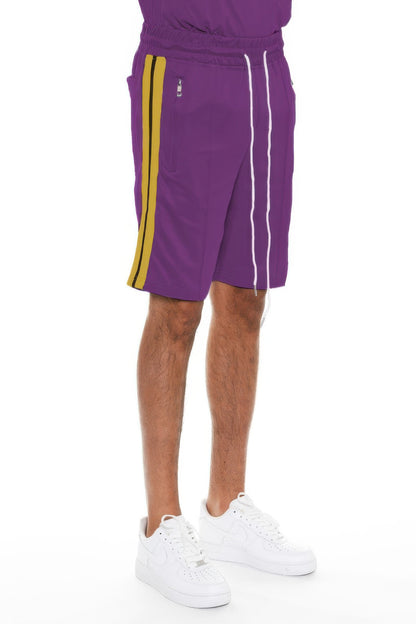 Striped Tape Shorts - All Season Fashion