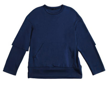 Mens Double Layered Pullover Sweatshirts - All Season Fashion