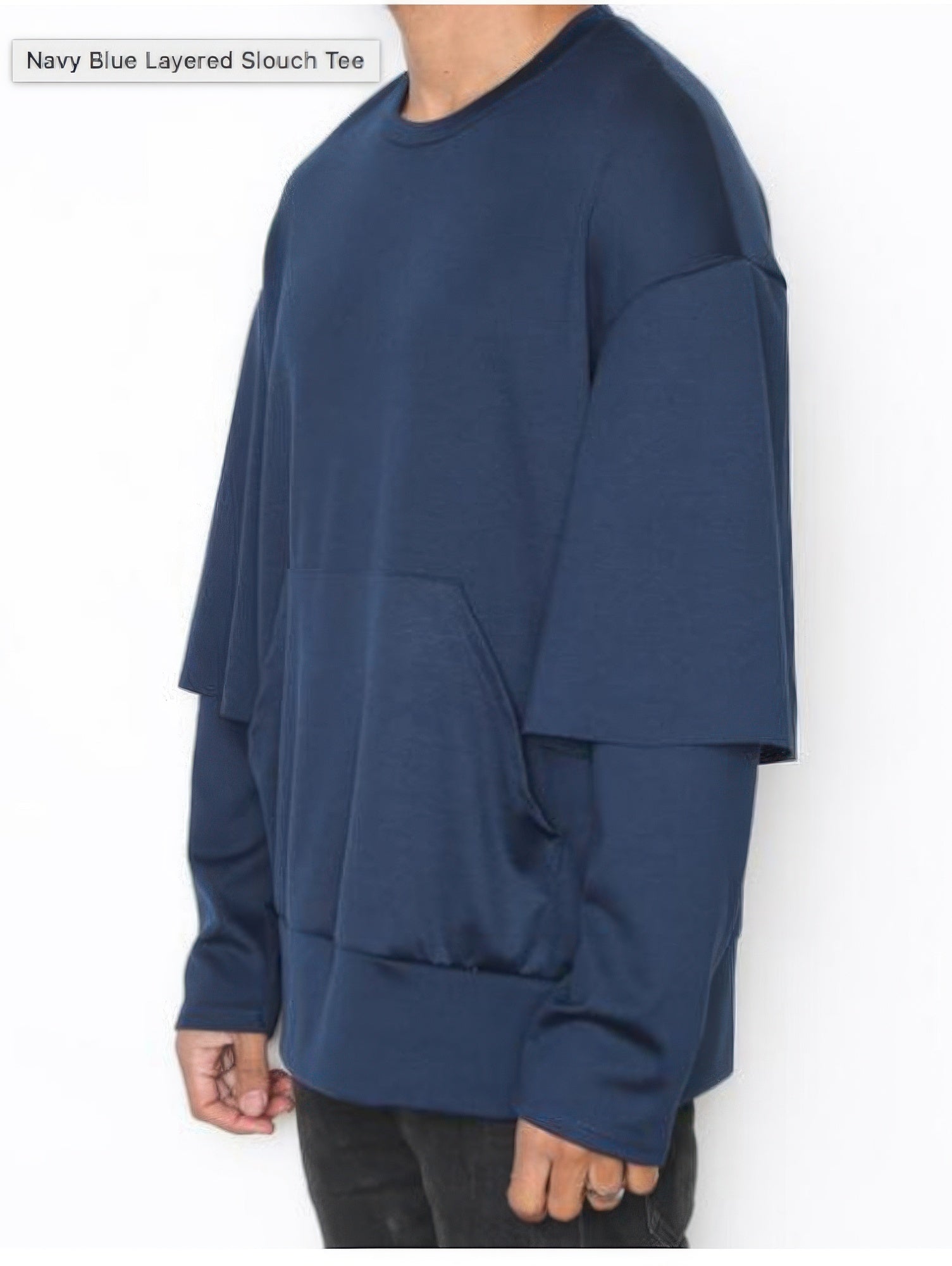 Mens Double Layered Pullover Sweatshirts - All Season Fashion