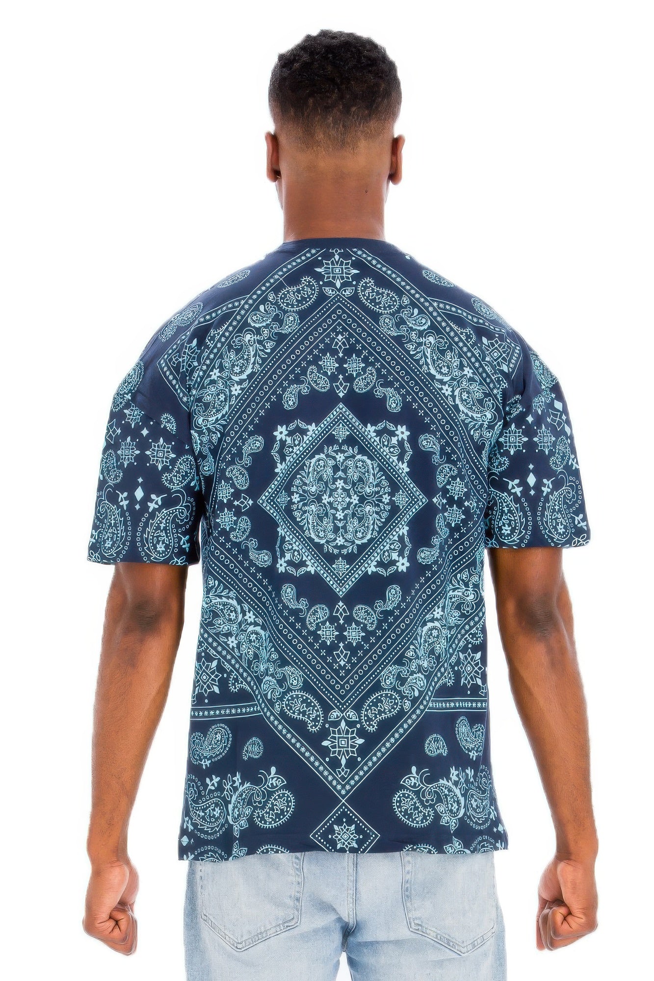 Bandana Print All Over T-shirt - All Season Fashion