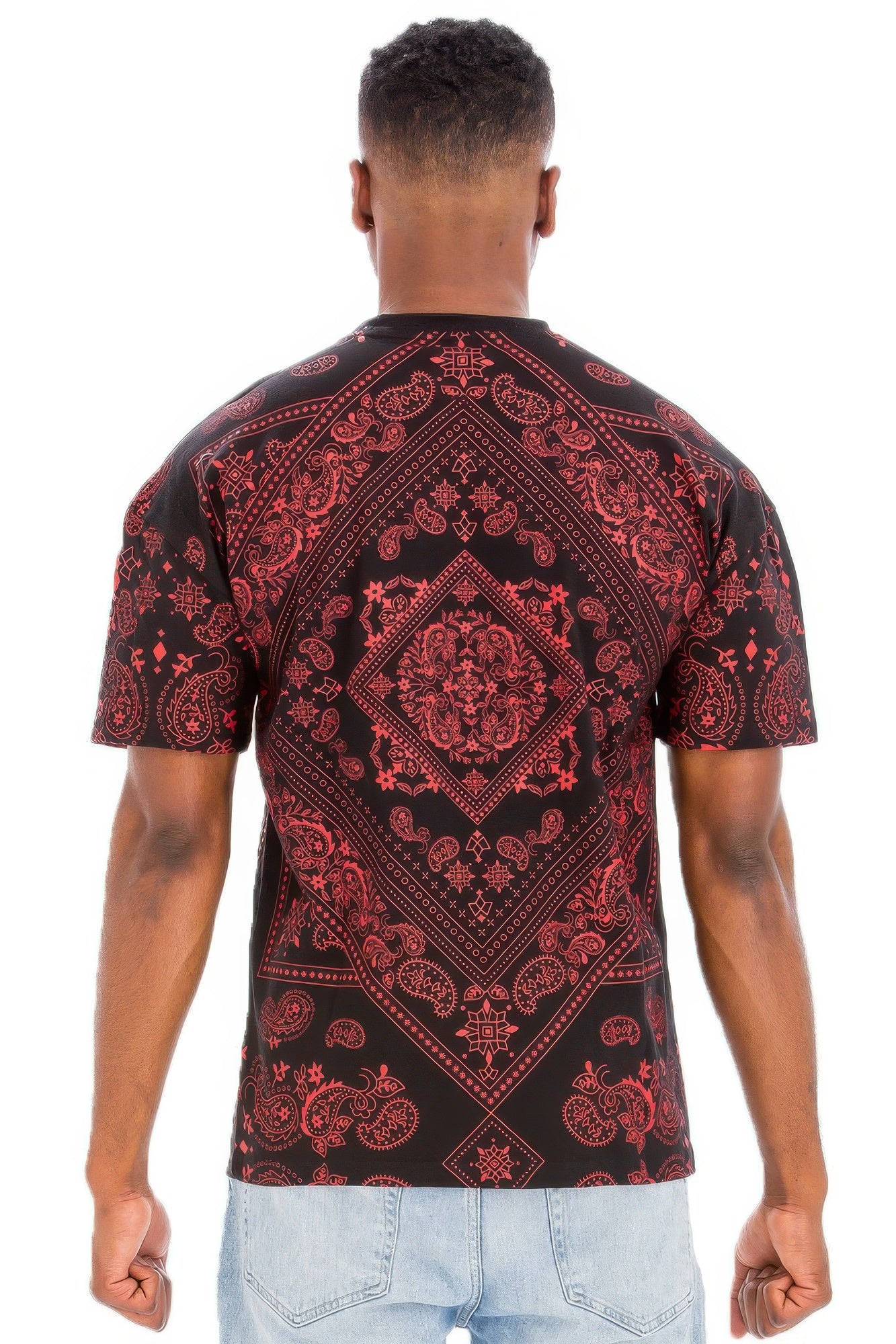 Bandana Print All Over T-shirt - All Season Fashion