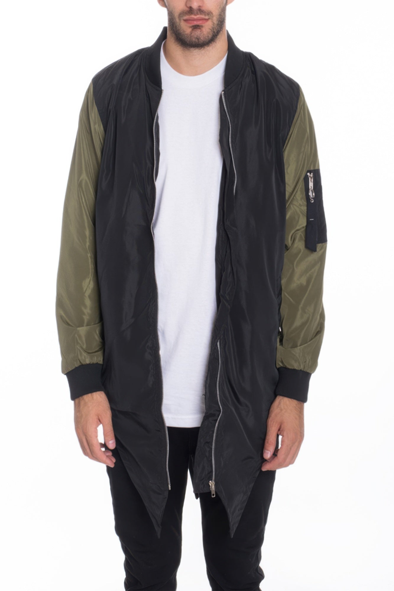 Mens Casual Windbreaker Satin Jacket - All Season Fashion