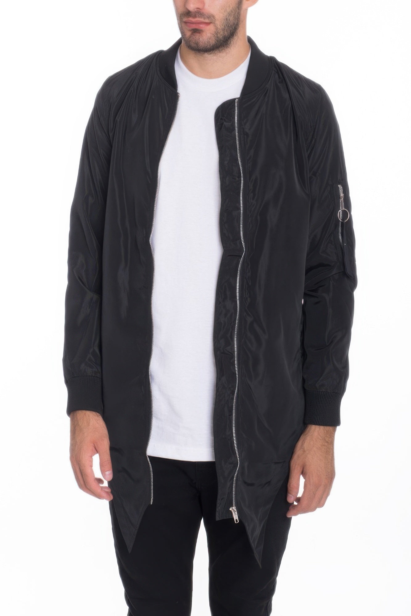 Mens Casual Windbreaker Satin Jacket - All Season Fashion