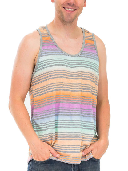 Pastel Striped Tank Top - All Season Fashion