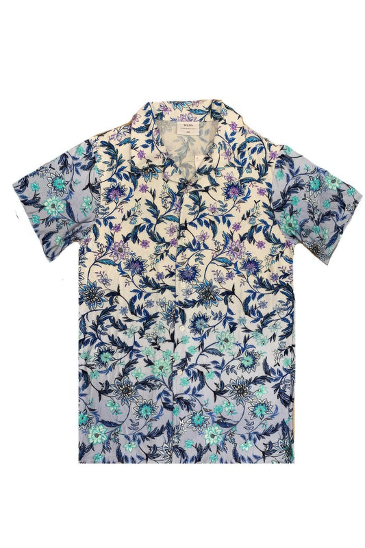 Mens Paisley Button Down Shirt - All Season Fashion