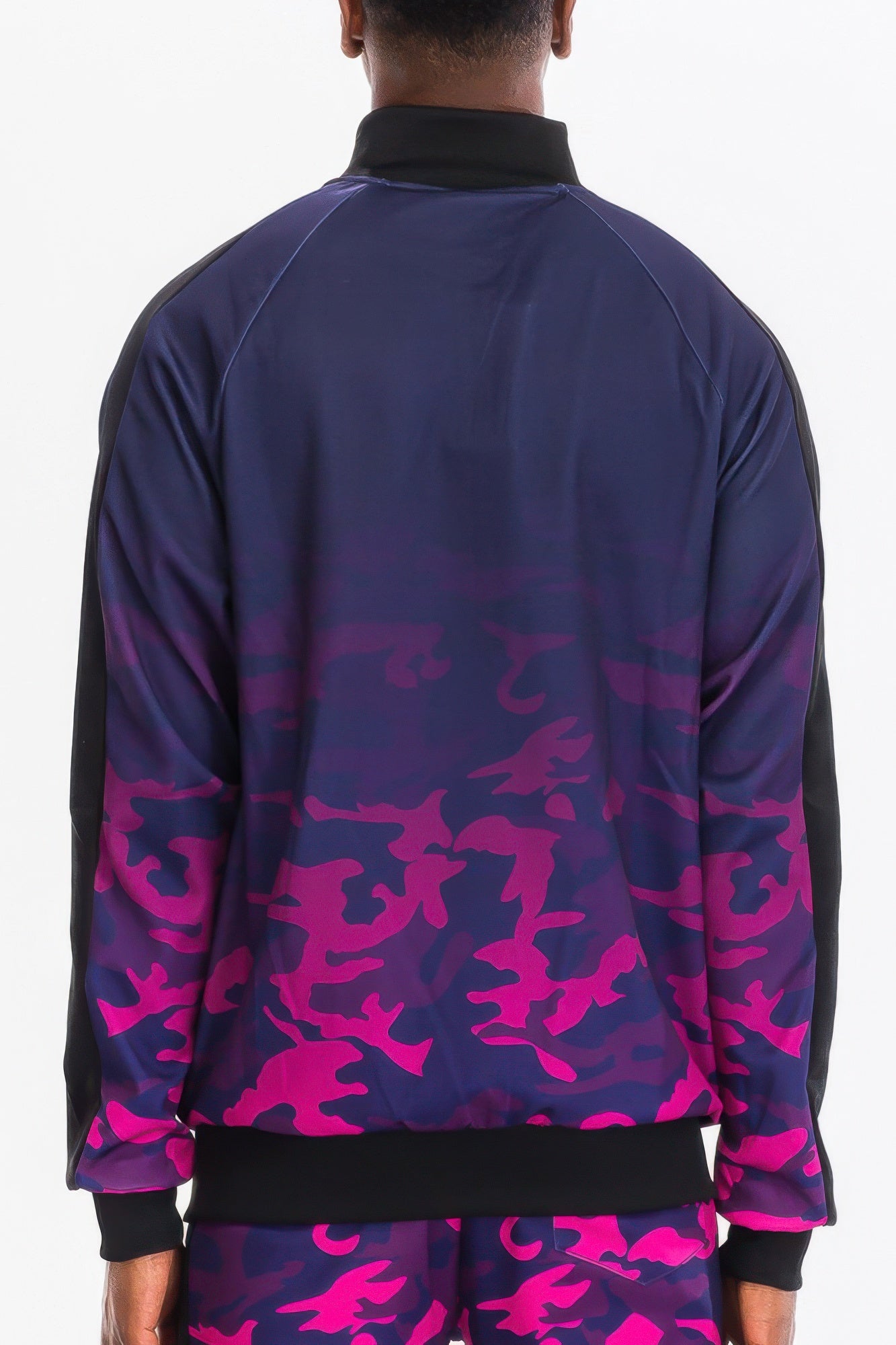 Mens Camo Ombre Track Jacket - All Season Fashion
