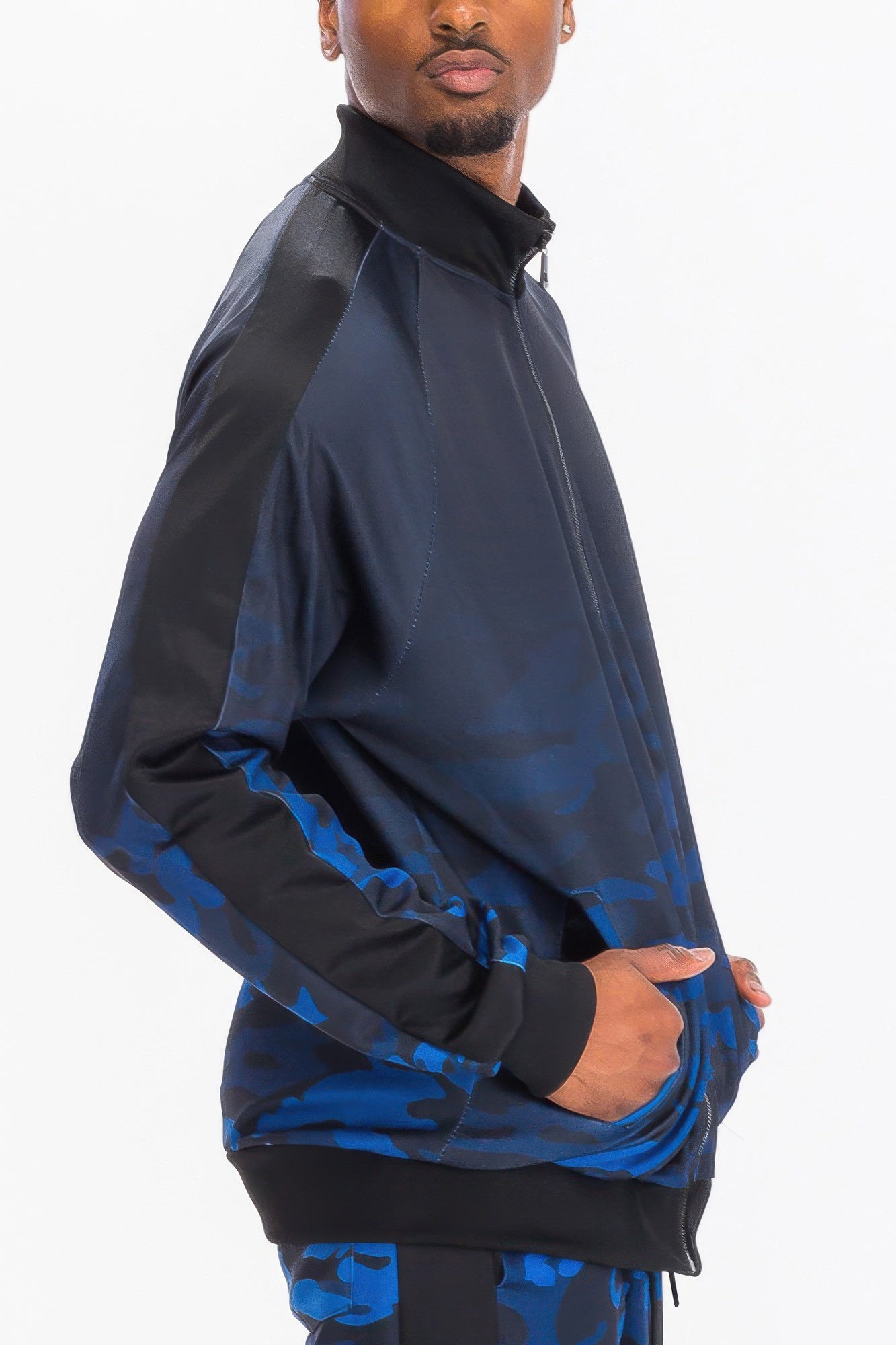 Mens Camo Ombre Track Jacket - All Season Fashion