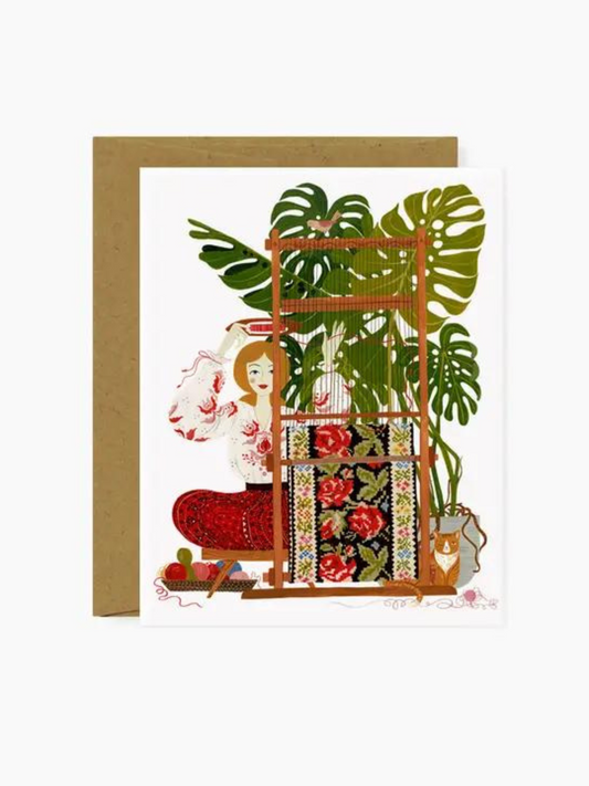 Weaving Greeting Card