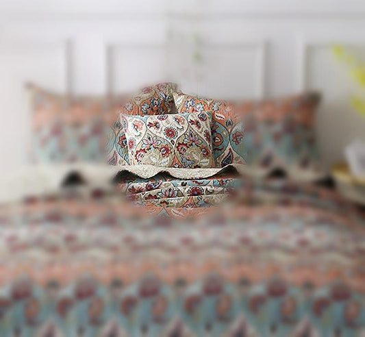DaDa Bedding Set of Two Garden Party Bohemian Throw Pillow Covers (LH1403)
