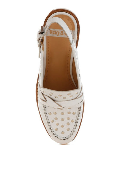 Remykin Braided Penny Strap Loafers