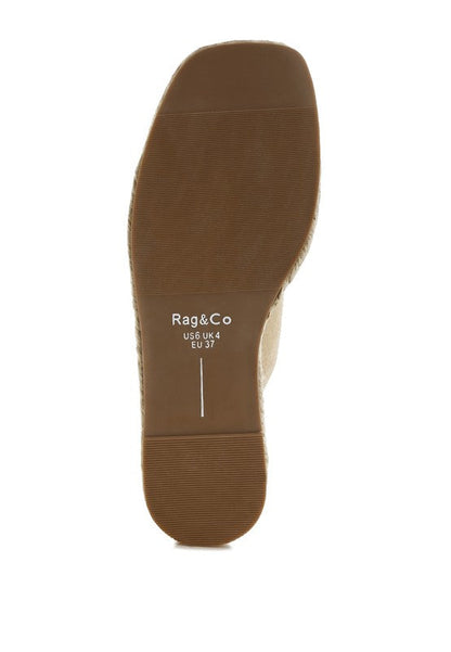 Kuopa Genuine Soft Leather Espadrille Flatform