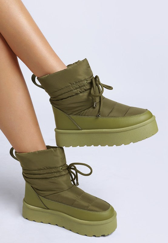 Pacos High Ankle Chunky Snow Boots