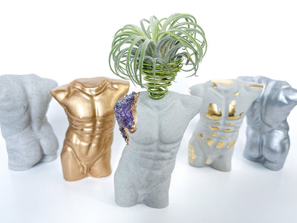 MALE BODY AIR PLANT HOLDER